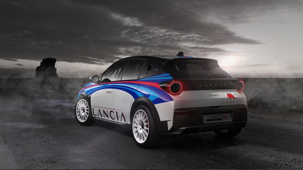 H Lancia Ypsilon Rally4 HF από το 2025 στους αγώνες 