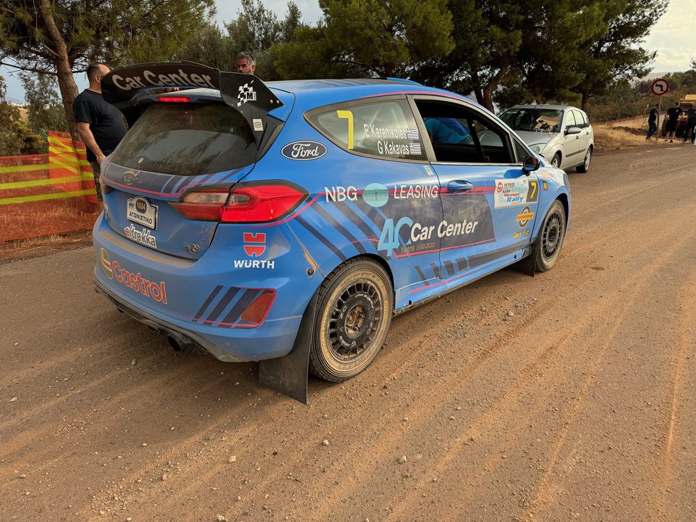 Καρανικόλας-Κακαβάς με Ford Fiesta Rally3 προηγούνται στο Φθινοπωρινό ράλι 