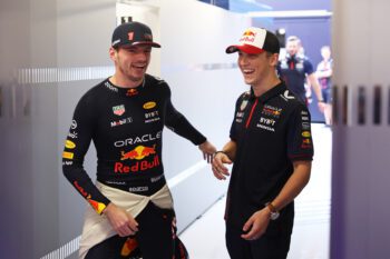 Ο Max Verstappen και ο Liam Lawson